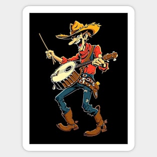 Banjo country-style hero Sticker